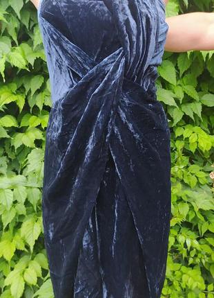 Сукня, нарядна. темно синій колір. стан ідеал!1 фото