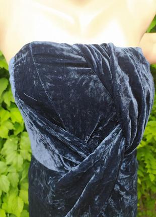 Сукня, нарядна. темно синій колір. стан ідеал!5 фото