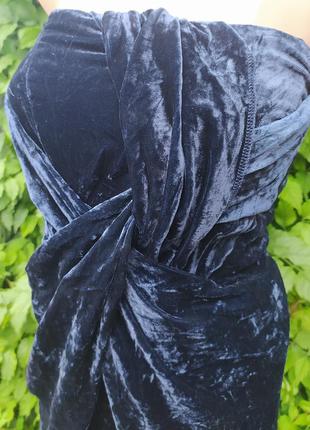 Сукня, нарядна. темно синій колір. стан ідеал!7 фото