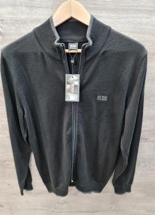 Светр чоловічий на блискавці хуго бос