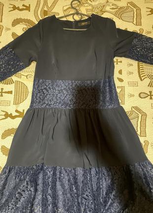 Платье с кружевом sassofono2 фото