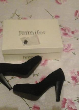 Чорні туфельки jennifer&jennifer (38 розмір)2 фото