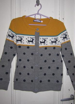 Кофта новогодняя.13-14 лет.рост 158-164см