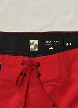 Шорты мужские красные quiksilver (размер 54-56, xxxl)9 фото