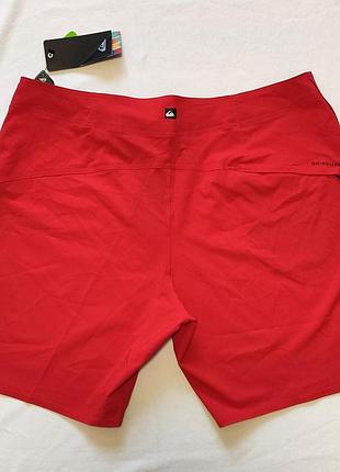 Шорты мужские красные quiksilver (размер 54-56, xxxl)8 фото