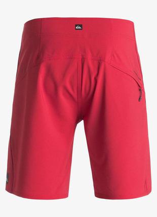 Шорты мужские красные quiksilver (размер 54-56, xxxl)4 фото