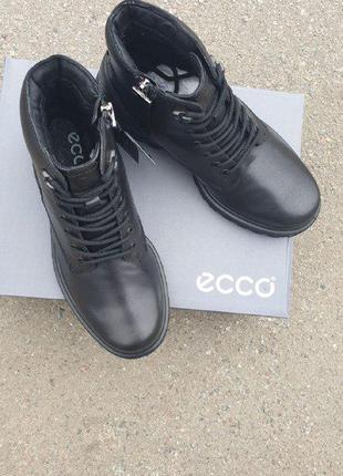 Мужские зимние ботинки высокие ecco tredtray m 460484/010013 фото