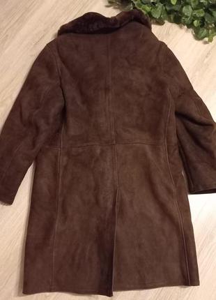 Натуральная кожа мех дубленка мужская пальто шуба3 фото