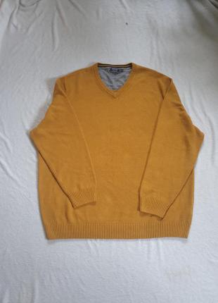 Котоновый мужской свитер большого размера.xxl2 фото