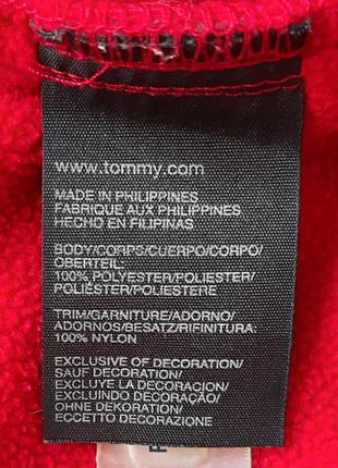 Червона флісова кофта tommy hilfiger 4