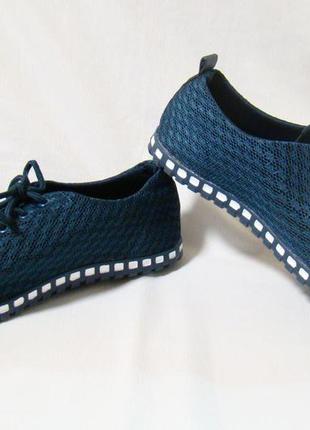 Кроссовки синие sport shoes (размер 41)
