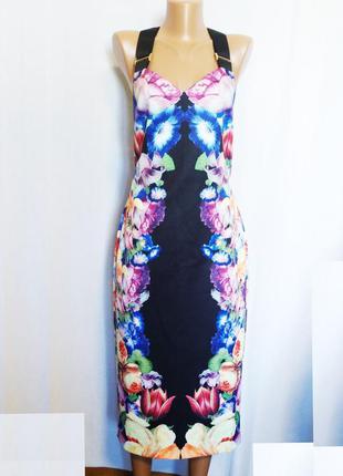 Платье женское вечернее супер шикарное нарядное ted baker (размер 48-50 (l, ted4, uk14, eu40))6 фото