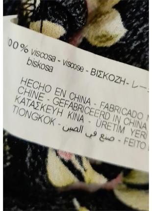 Сукня в квітковий принт zara віскоза8 фото