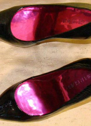 Туфли женские лаковые river island (размер 38)2 фото
