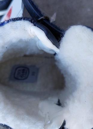Зимние ботинки на липучках6 фото