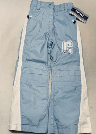 Мембранні штани утеплені флісом гірськолижні