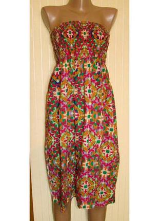 Сукня сарафан peacocks розмір 42 (xs, uk8)