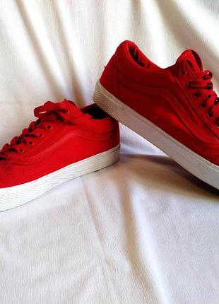 Кеди чоловічі червоні vans red