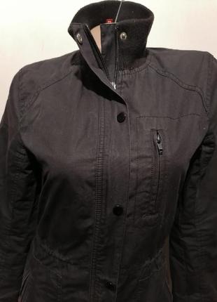 Женская осенняя куртка коттон h&m3 фото