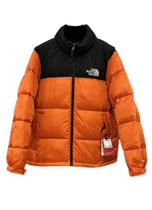 Зимний пуховик tnf 700  orange2 фото