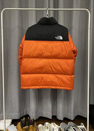 Зимний пуховик tnf 700  orange6 фото