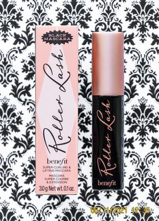 Туш для підкручування вій benefit roller lash super curling and lifting mascara 3 г