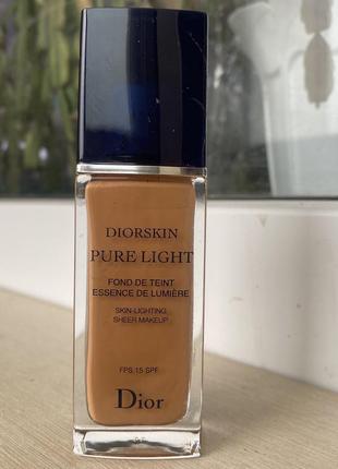 Dior diorskin pure light тональний крем