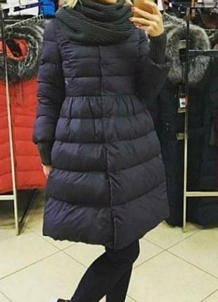 Пальто м шарфом