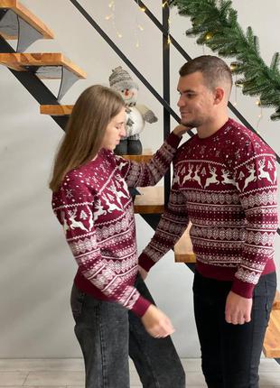 🔥акция🔥 новогодние свитера с оленями, свитер на подарок2 фото