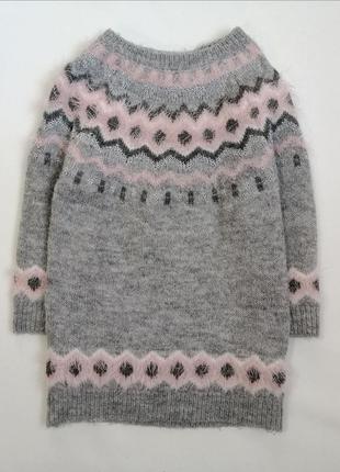 Классная, тёплая туничка на маленькую модницу 😍