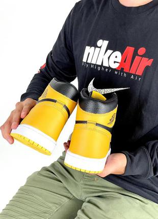 Nike air jordan 🆕 мужские кроссовки найк аир джордан желтые6 фото