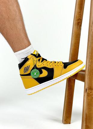 Nike air jordan 🆕 мужские кроссовки найк аир джордан желтые9 фото