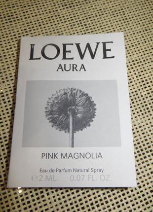 Туалетная вода aura loewe, 2 мл