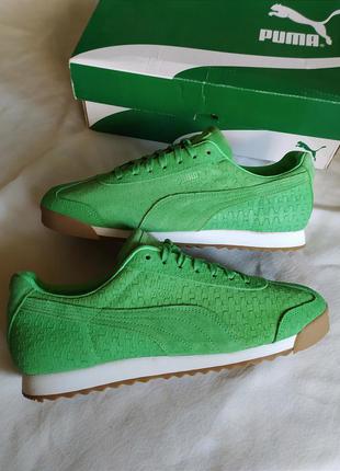 Женские кроссовки puma roma brick basket suede оригинал пума