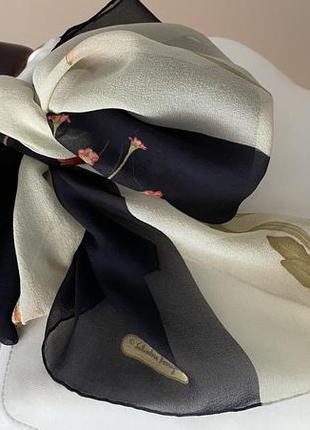 Вінтажний шовковий хустку бренд salvatore ferragamo оригінал!3 фото