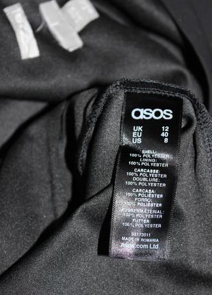 Черное шифоновое платье с длинным рукавом для беременных asos4 фото