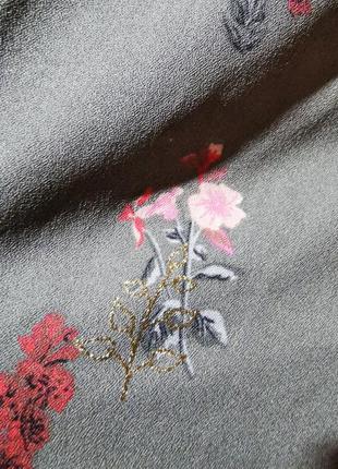 Блуза в принт полоска цветы cotton traders батал большого размера оверсайз напыление5 фото