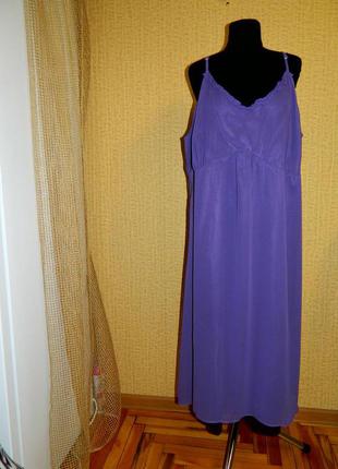 Р. 56-58 плаття фіолетове changes на бретелях3 фото