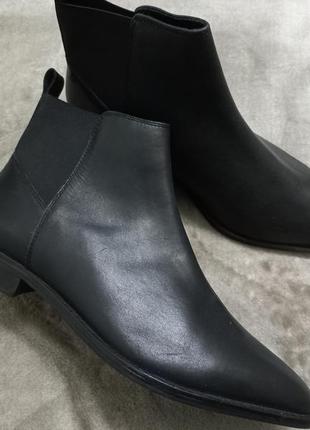 Сапоги.ботинки-челси кожа жен.39.5 asos  clarks индии