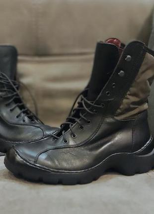 36-37р кожа  новые германия  кожаные  ботинки милитари
