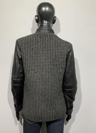 Куртка кожа/шерсть max&co размер s/m3 фото