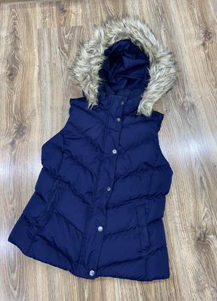 Тепла жилетка пух gap xs