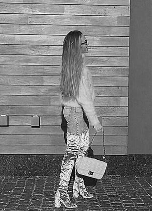 Бархатные ботильоны asos 4