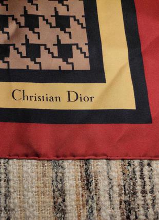 Шовковий шарф, хустка christian dior3 фото