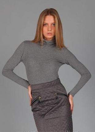 Grand ua новая юбка утепленная серая размер 44 брендовая1 фото