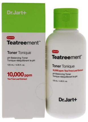 Лечебный тонер с чайным деревом для проблемной кожи dr. jart+ ctrl-a teatreement toner tonique1 фото