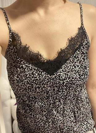 Шикарний топ мереживо майка на бретелях ❤️❤️❤️