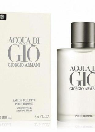 Мужская туалетная вода armani acqua di gio men 100 мл (euro)