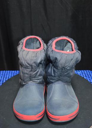 Сапоги crocs kids winter puff boot 14613 размер с8