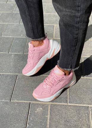Nike m2k tekno pink 🔺 женские кроссовки найк м2к текно розовые3 фото